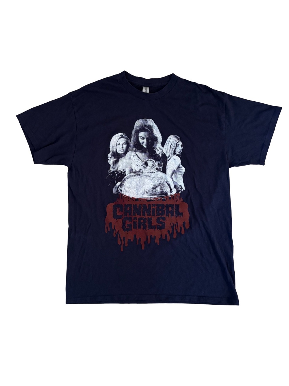 Cannibal Girls Graphic Tee - Navy